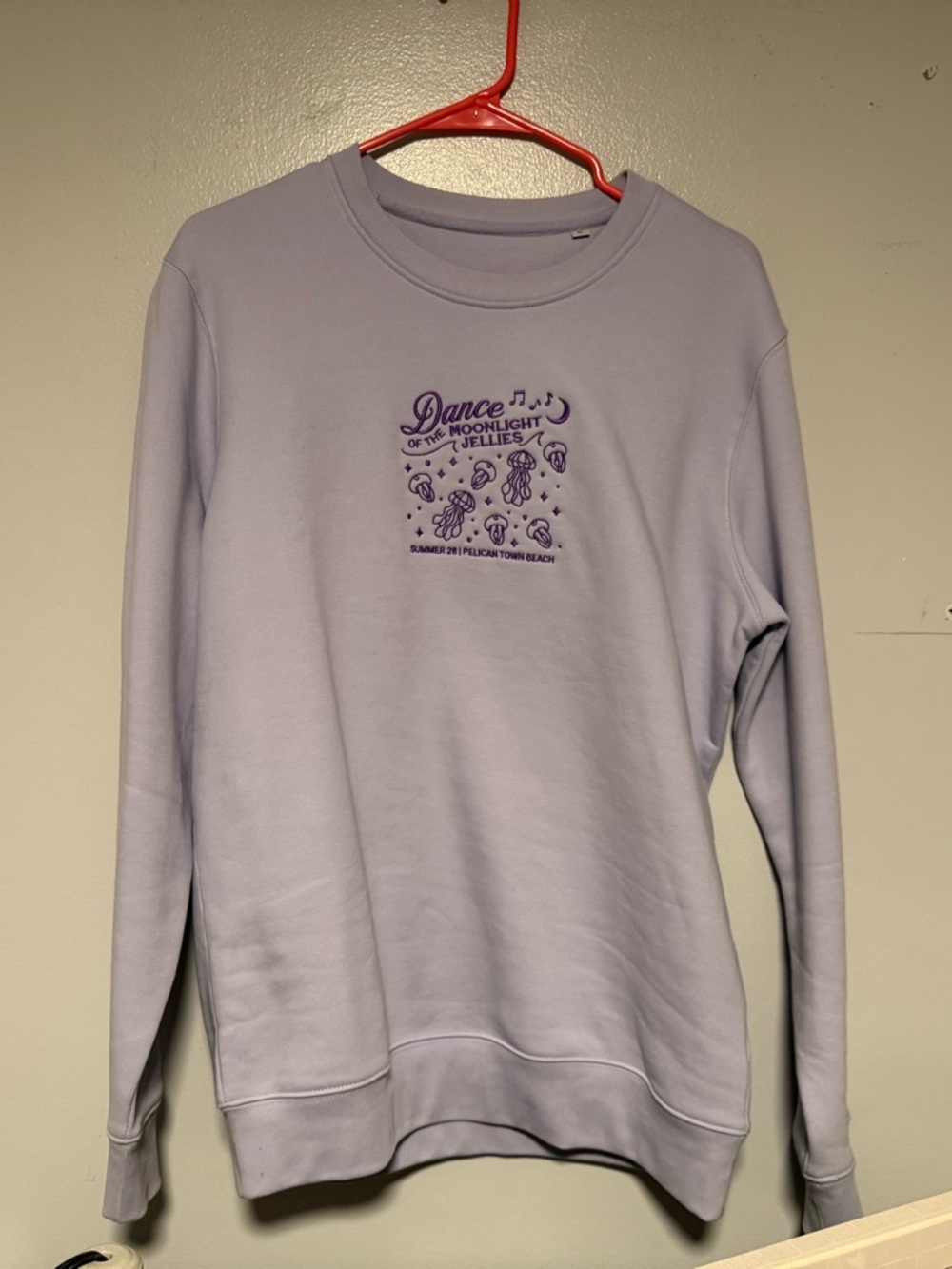 Lilac Crewneck Sweatshirt Stardew Valley